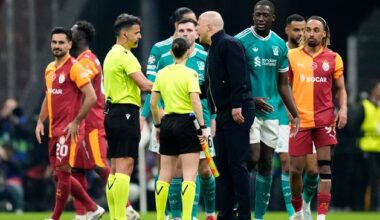 Officials and Liverpool’s wastefulness concern Arne Slot in loss to Galatasaray