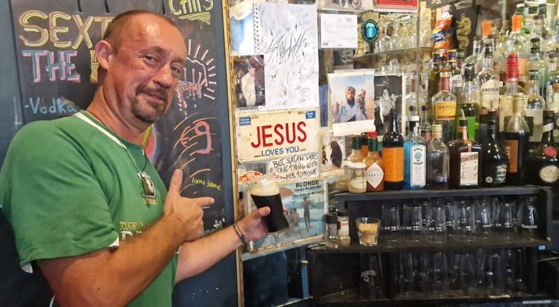 Karl McGrath during the 2023 Rugby World Cup in France