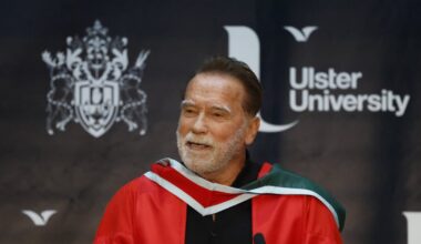Arnold Schwarzenegger awarded honorary degree at Ulster University – The Irish Times