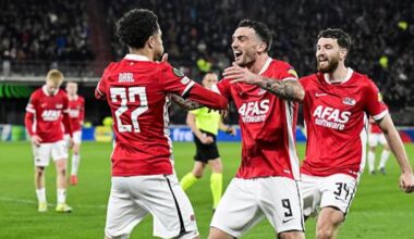 Troy Parrott scores both goals as AZ Alkmaar take first-leg lead over Sparta Prague – The Irish Times