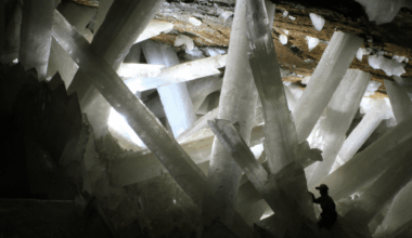It's a staggering 300 metres underground, features amazing 11-metre-tall crystals – and has a deadly 90% humidity level