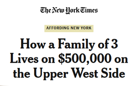 What's Middle Class in New York City?