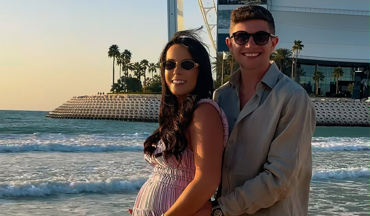 Zoe Dromgoole and Ronan Palmer. Pic: Ronan Palmer/Instagram