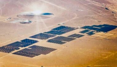 Something Unusual Is Happening Beneath China’s Massive Desert Solar Panels