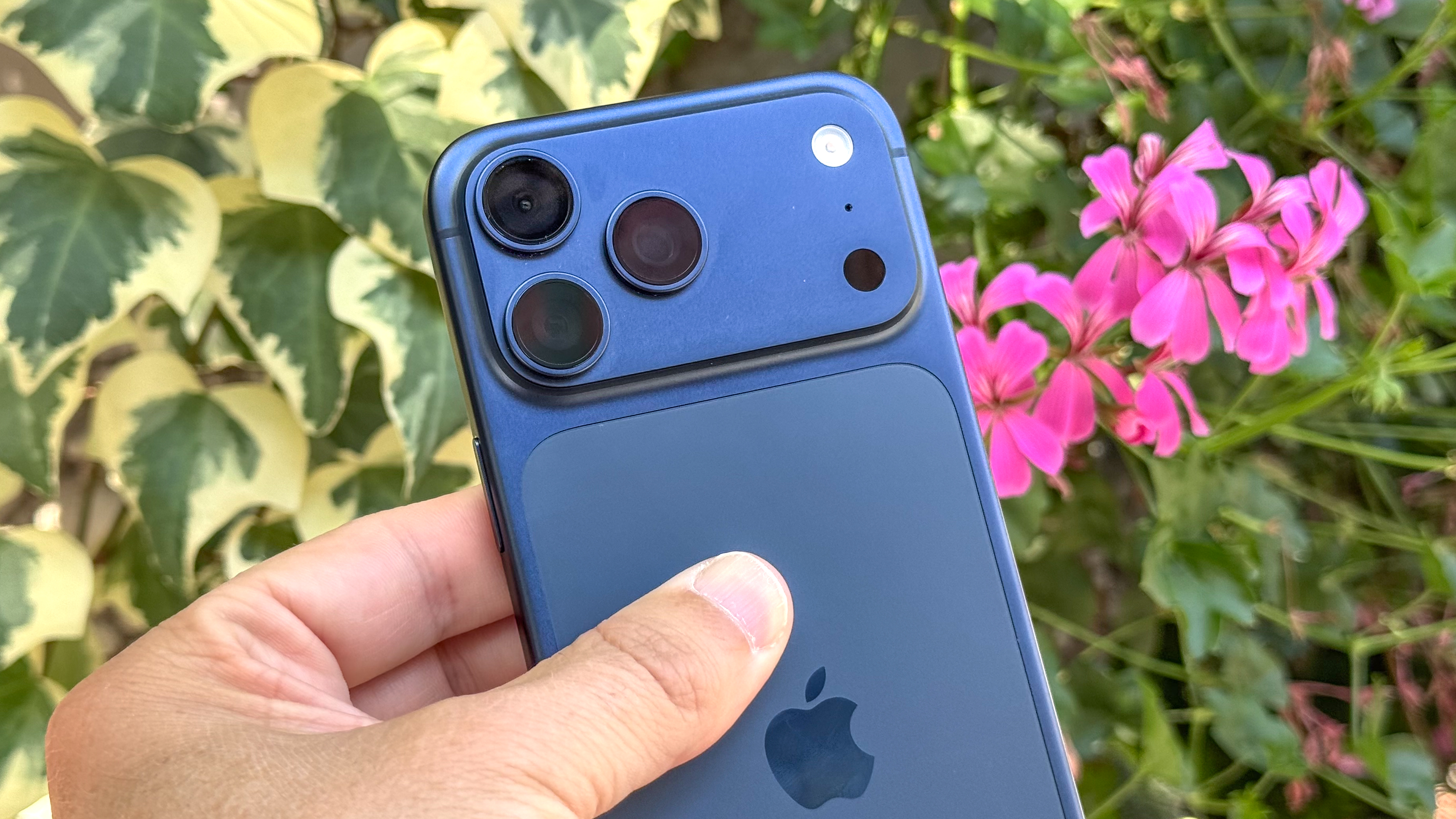 iPhone 17 Pro Max shown in hand