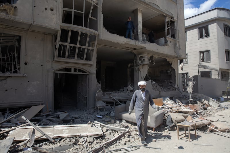 The aftermath of Israeli-US airstrikes in Tehran, Iran, on Monday, March 30th, 2026. Photograph: Arash Khamooshi/The New York Times
                      