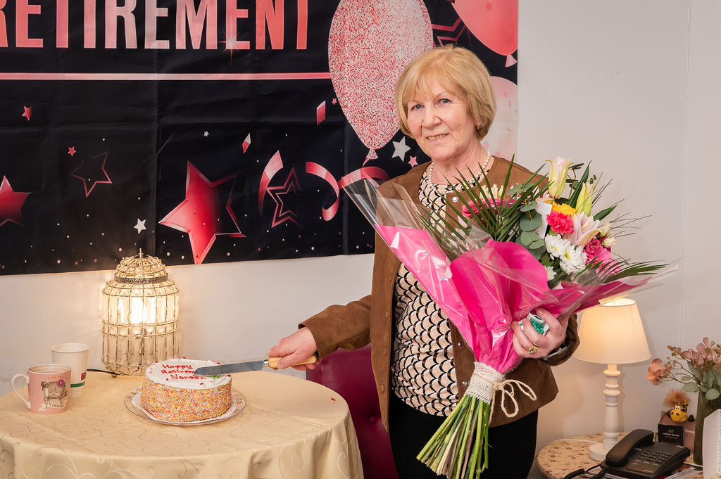 Noreen Higgins retires after 30 years of dedicated service at St Conal’s Hospital