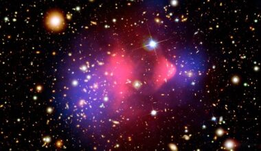Credit: X-ray: NASA/CXC/CfA/M. Markevitch; Optical/Lensing: NASA/STScI, Magellan/U. Arizona/D. Clowe; Lensing map: ESO WFI