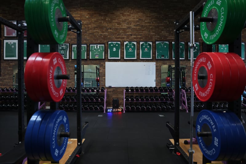 The students' gym. Photograph: Enda O'Dowd 