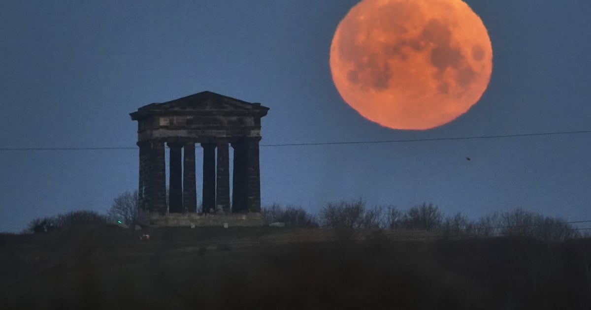 ‘Worm moon’ to be visible to skygazers across north of UK on Tuesday evening – The Irish News
