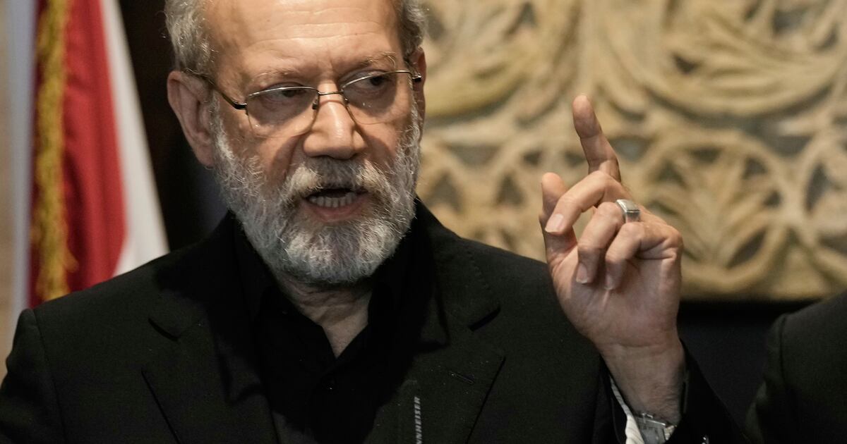 Israeli defence minister says Iranian security chief Ali Larijani has been killed – The Irish Times