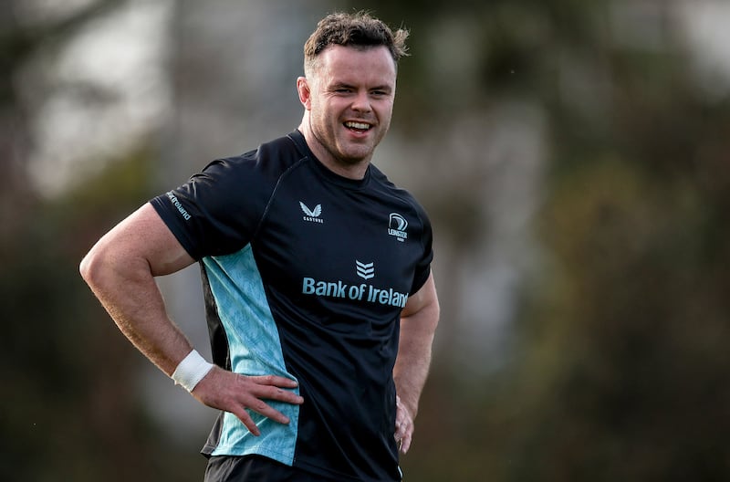 James Ryan is a doubt for Leinster's trip to play Glasgow on Saturday in the United Rugby Championship. Photograph: Grace Halton/Inpho