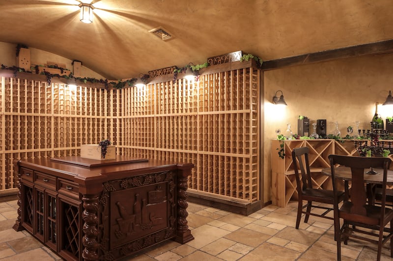 The subterranean wine cellar inside Billy Joel’s estate. Photograph: Eric Striffler/New York Times
