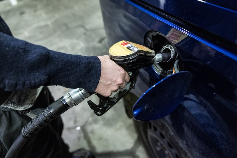 The cost of a litre of motor fuel has already crossed €2 on many fuel forecourts in Ireland (file photo). Photograph: Nadja Wohlleben/Getty Images