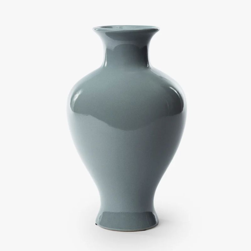 blue-gray vase