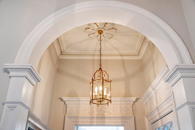 Archway and ceiling rose
