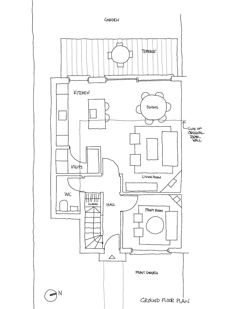 Plan for the ground floor