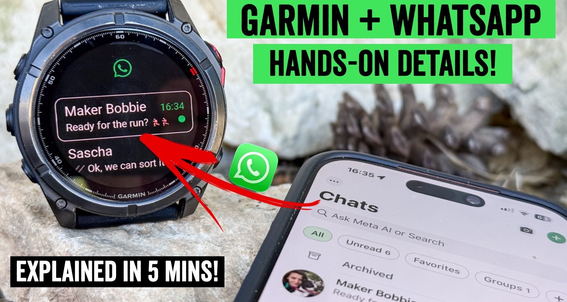 Garmin Launches WhatsApp Integration for Watches