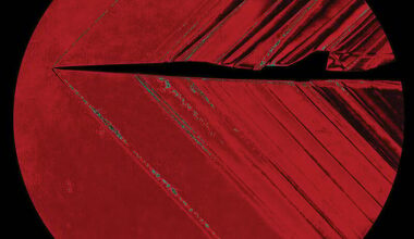 schlieren image of model X-59