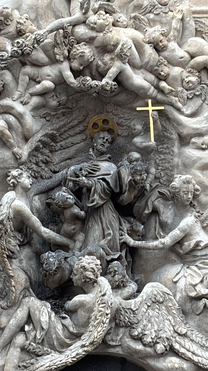 The view from Gavin Cummiskey's hotel room