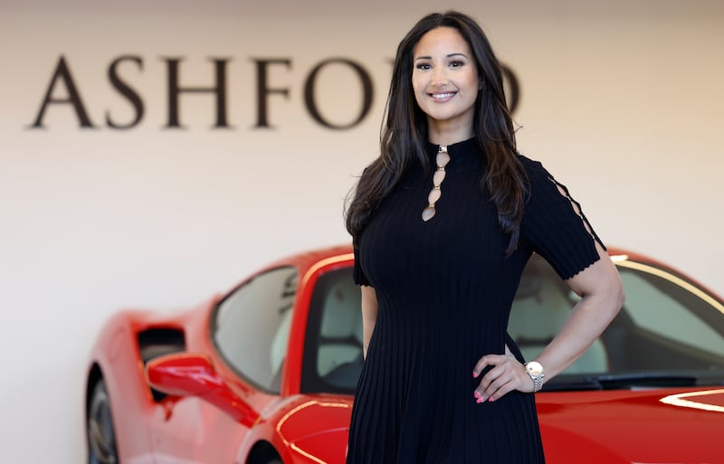 Nadia Adan runs two car dealerships in Co Wicklow.  Photograph Nick Bradshaw