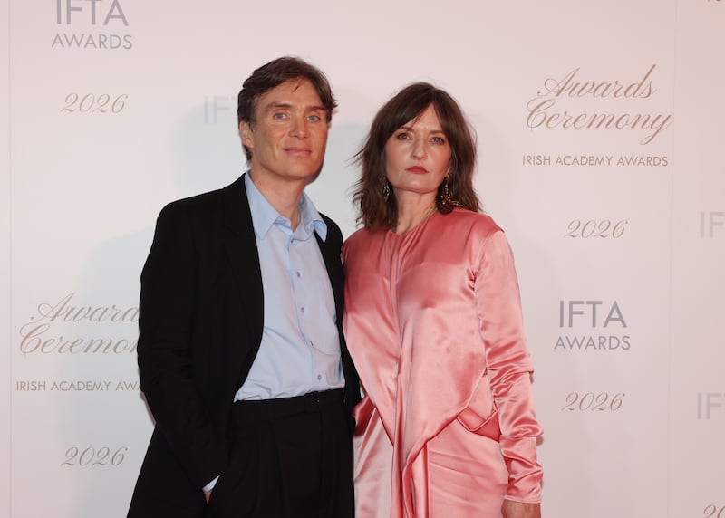 Cillian Murphy and Yvonne McGuinness at the Irish Film & Television Academy Awards in February. Photograph: Alan Betson