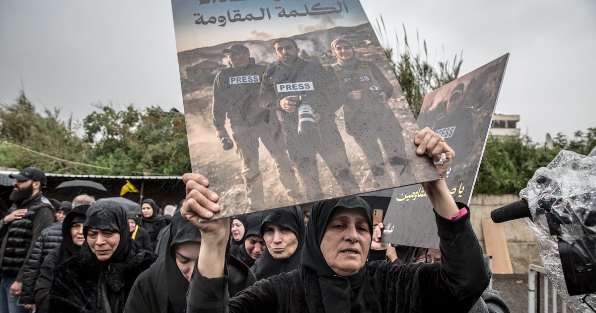 Hundreds attend funeral of journalists killed by Israeli strikes – The Irish Times