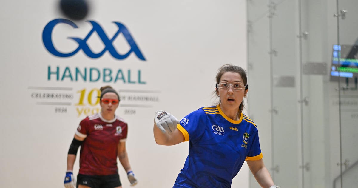 Roscommon’s Fiona Tully and Westmeath’s Robbie McCarthy claim All-Ireland Senior Handball titles – The Irish Times