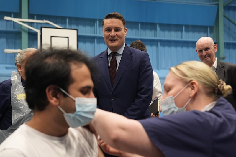 Health Secretary Wes Streeting visited the University of Kent last week to see the vaccination efforts