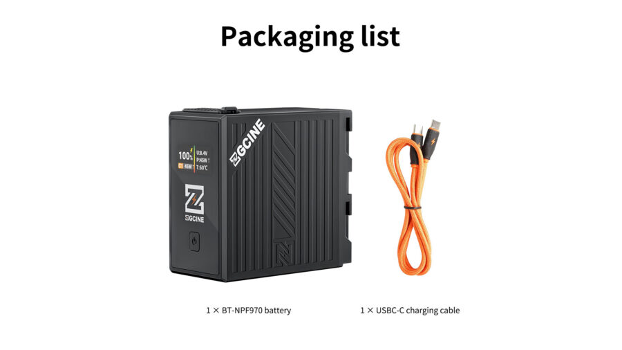 The ZGCINE BT-NPF970