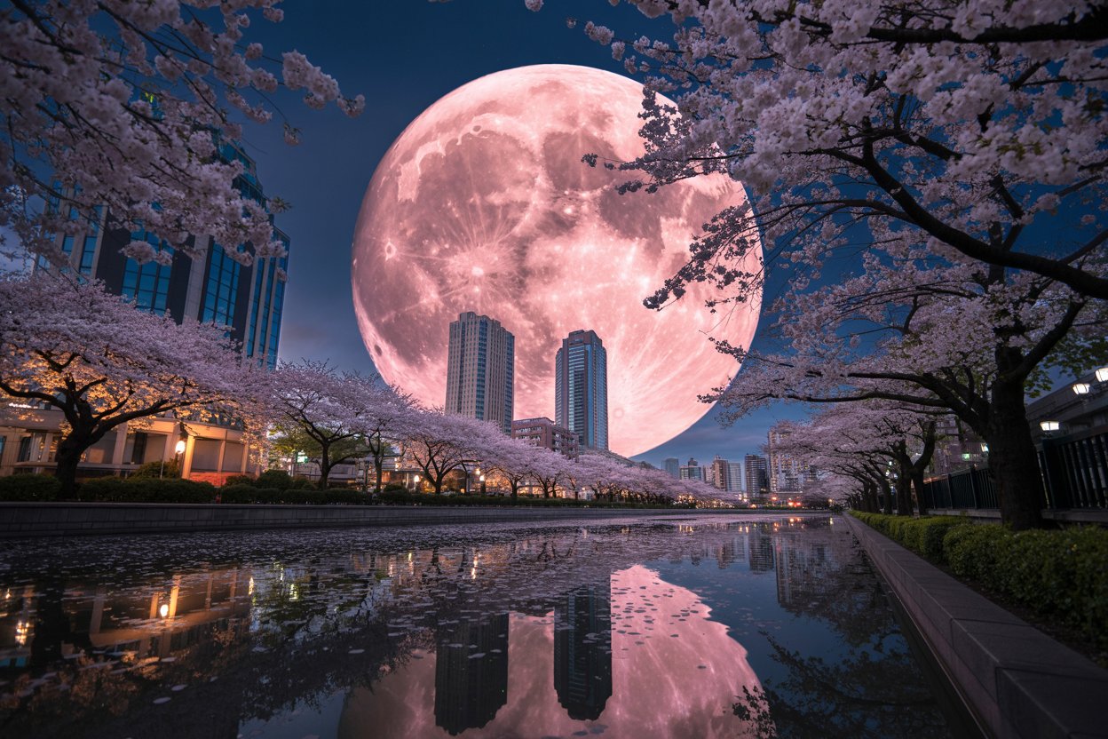 United States Joins Mexico, Canada, UK, Germany, Switzerland, Australia and More Countries Light Up as April Pink Moon Will Be Visible for Skywatchers, Promoting Night and Astro Tourism: Now Find the Best Spots for Photographers