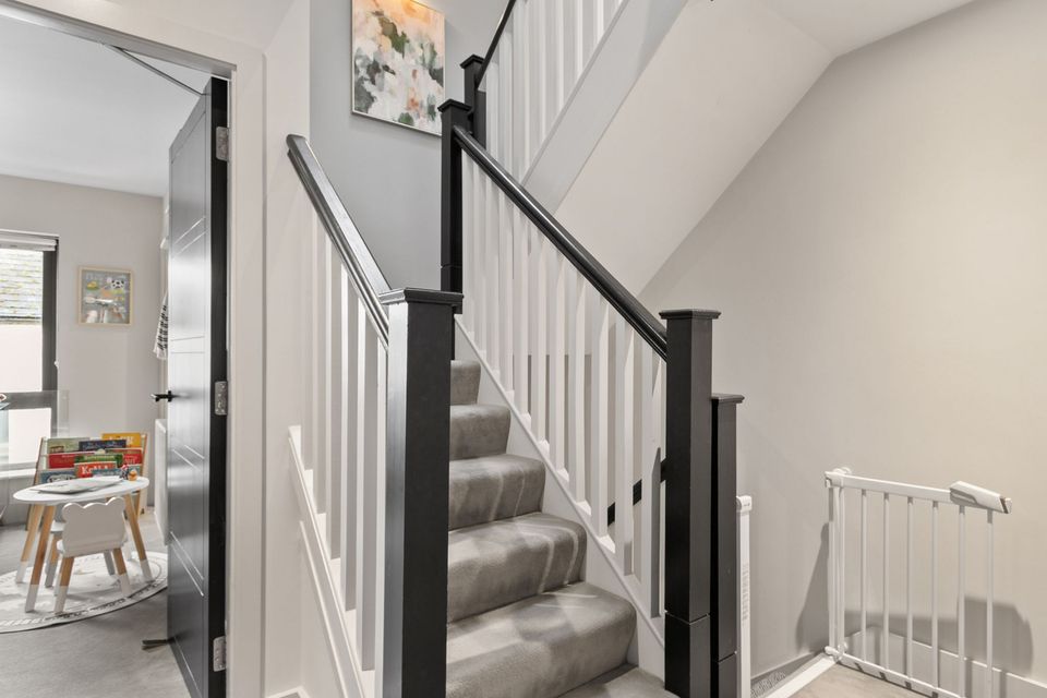 The staircase at 17 Greenmount Terrace, Harold’s Cross, Dublin 6W