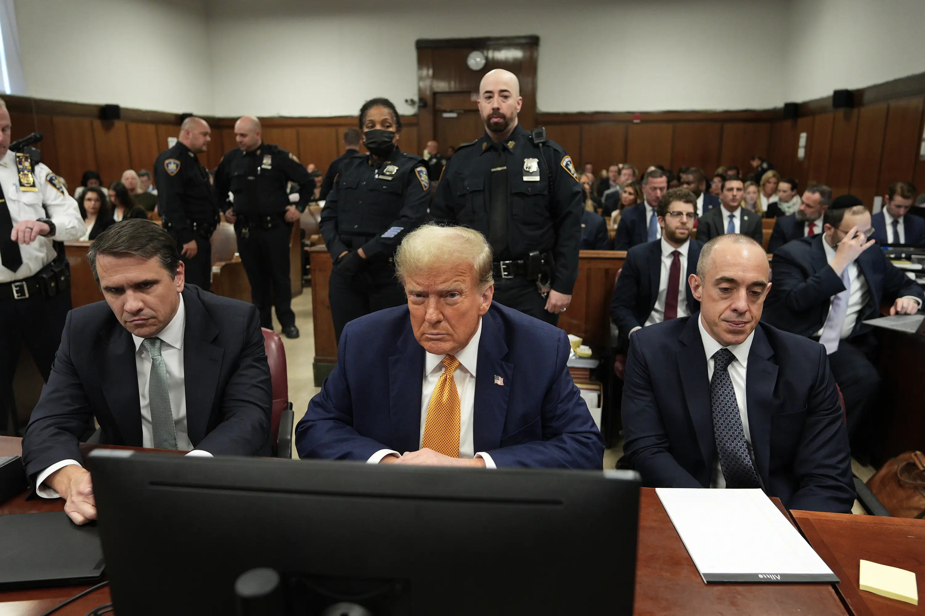 Trump ended up in court over the 'hush money' payment to Daniels in 2024 and was found guilty of dozens of felonies (Curtis Means - Pool/Getty Images)