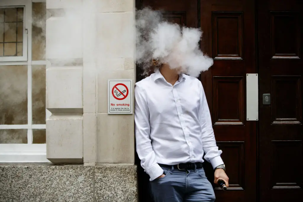 55 percent of vapers in Britain are ex-smokers, while 40 percent smoke and vape (Getty Stock Images)