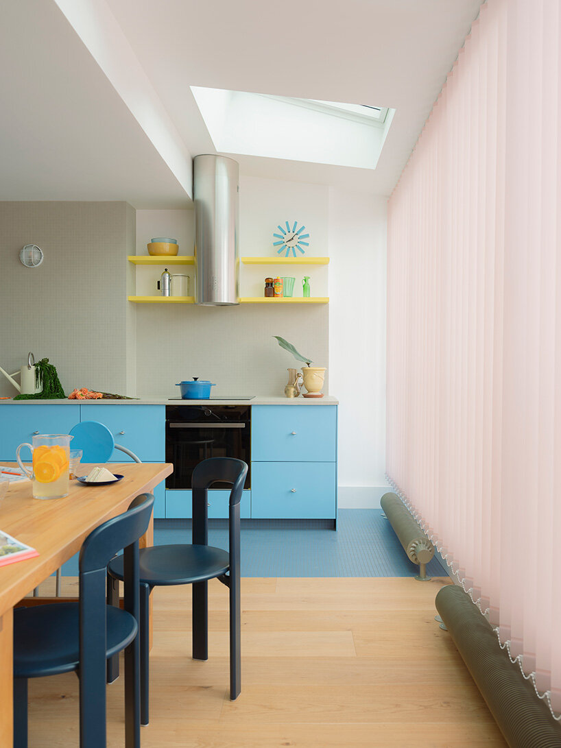 acte deux transforms a paris apartment into a swimming lane of color and movement - 5