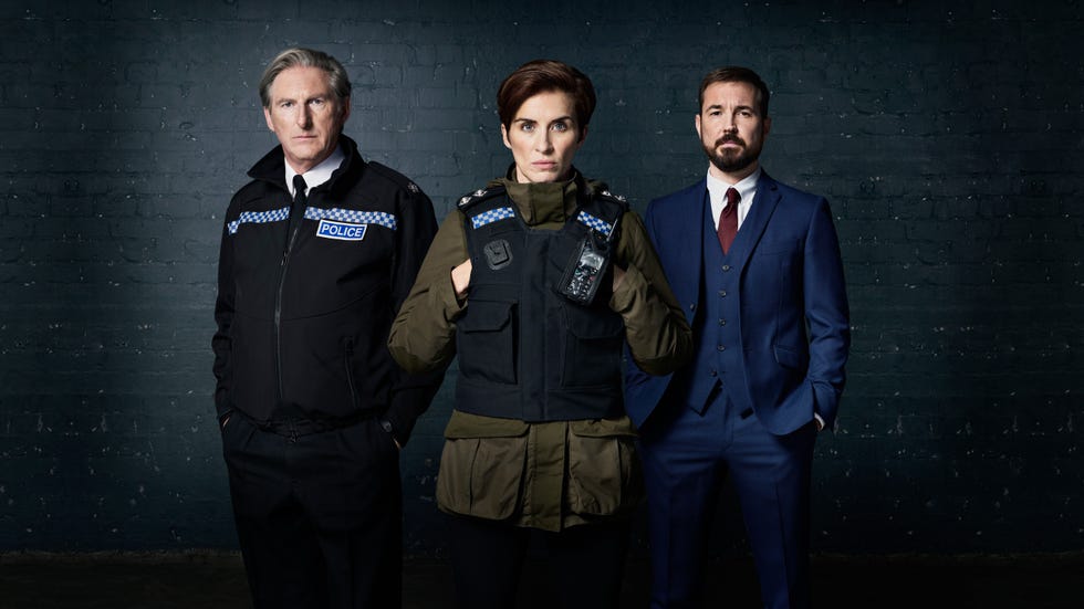 Adrian Dunbar, Vicky McClure, Martin Compston, Line Of Duty season 7 adrian dunbar vicky mcclure martin compston line of duty season 7
