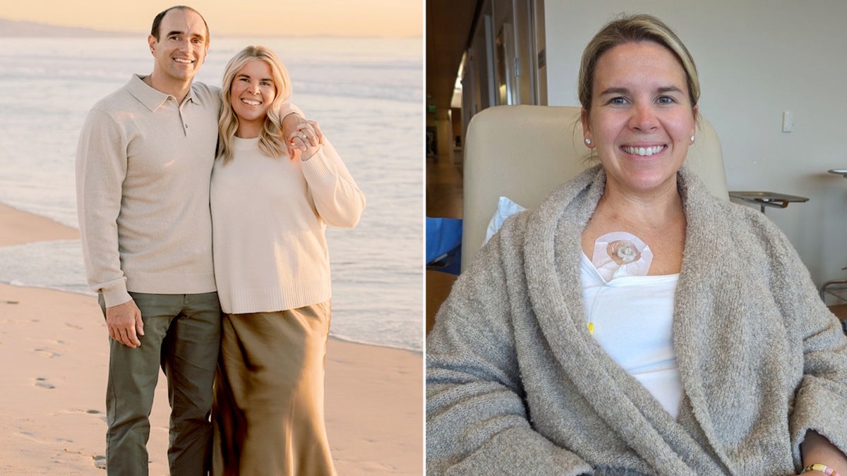 Amy Piccioli colorectal cancer survivor - receiving chemotherapy