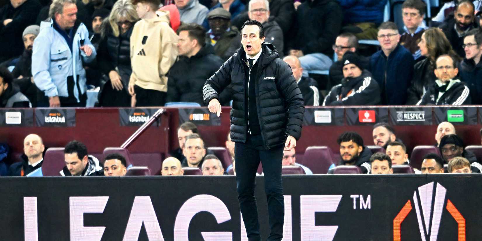 Aston Villa manager Unai Emery