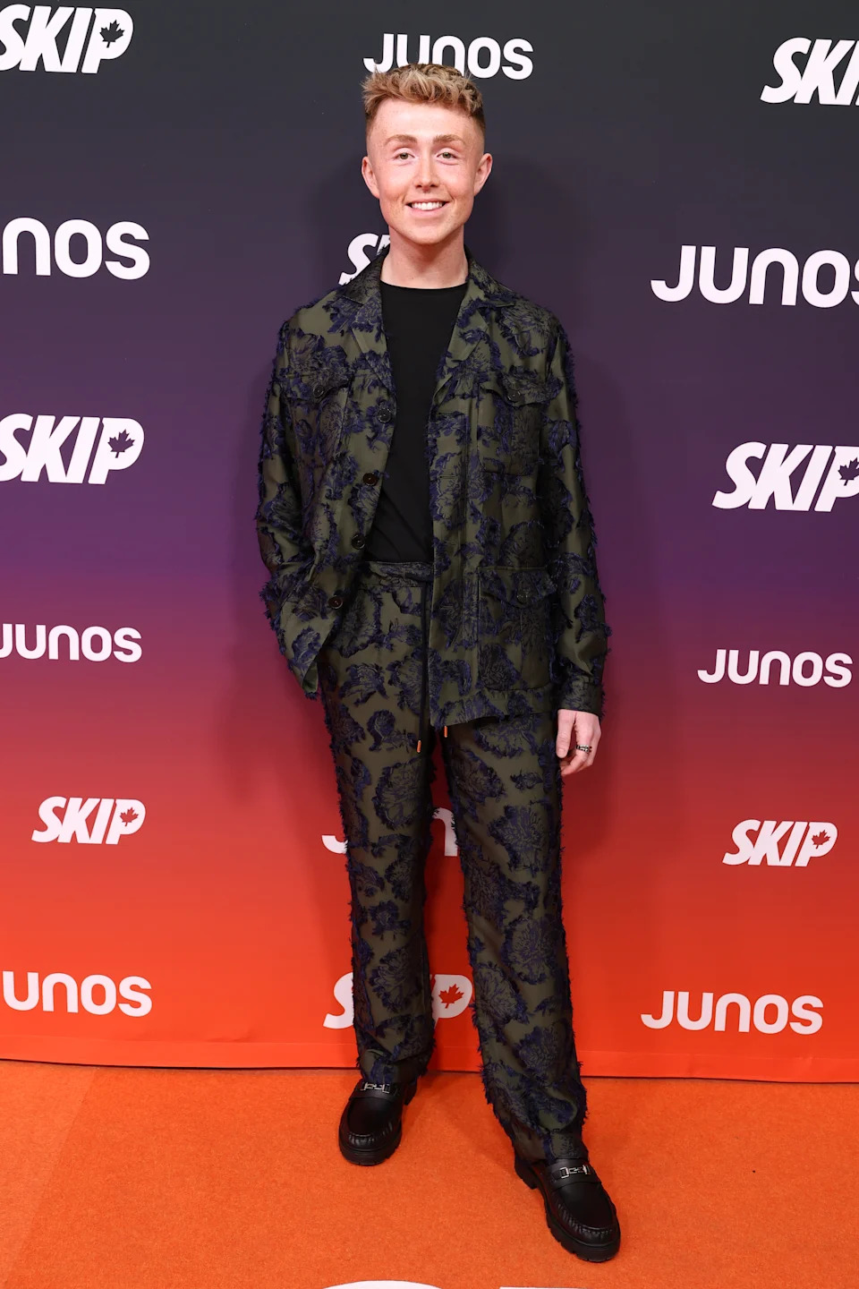HAMILTON, ONTARIO - MARCH 29: Jamie Harkin attends the 2026 JUNO Awards at TD Coliseum on March 29, 2026 in Hamilton, Ontario. (Photo by Cindy Ord/Getty Images)
