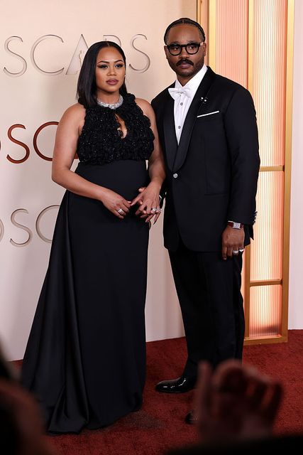 (L-R) Zinzi Evans and Ryan Coogler attend the 98th Oscars at Dolby Theatre on March 15, 2026 in Hollywood, California. (Photo by Julian Hamilton/Getty Images)