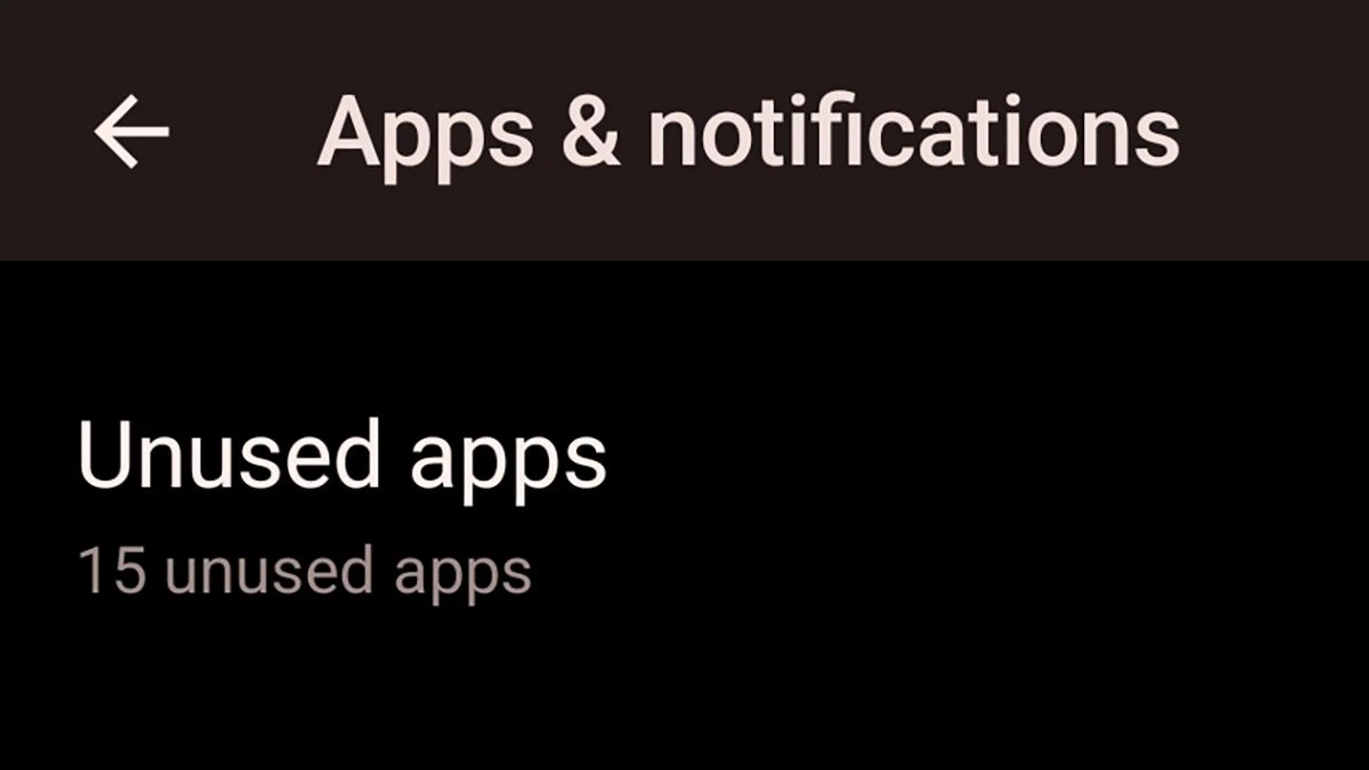 If you have a phone with Android 13 or later, you can usually find a list of unused and rarely used apps in your Settings’ App menu.