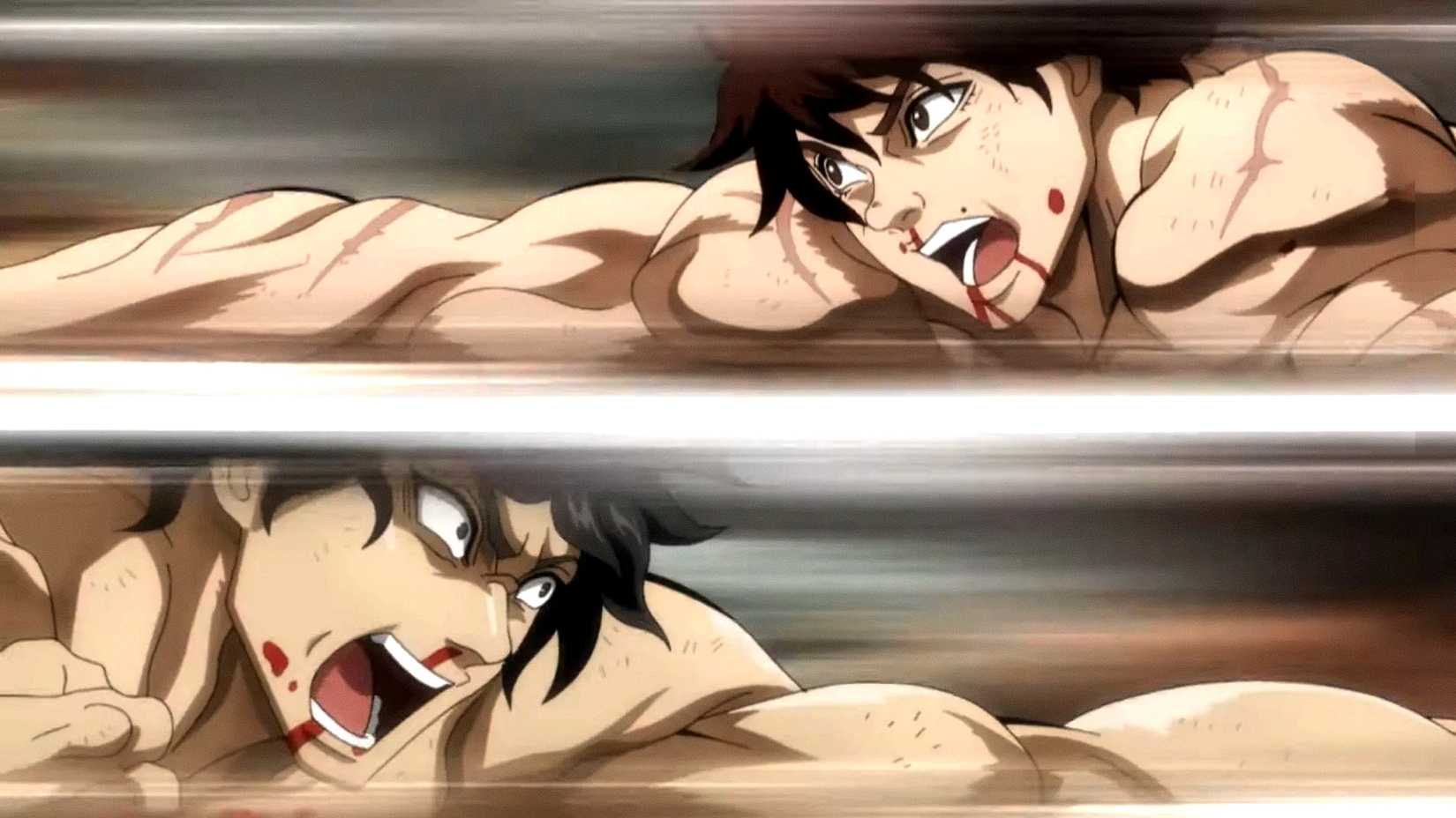 Baki Hanma VS Kengan Ashura's titular fighters exchange punches