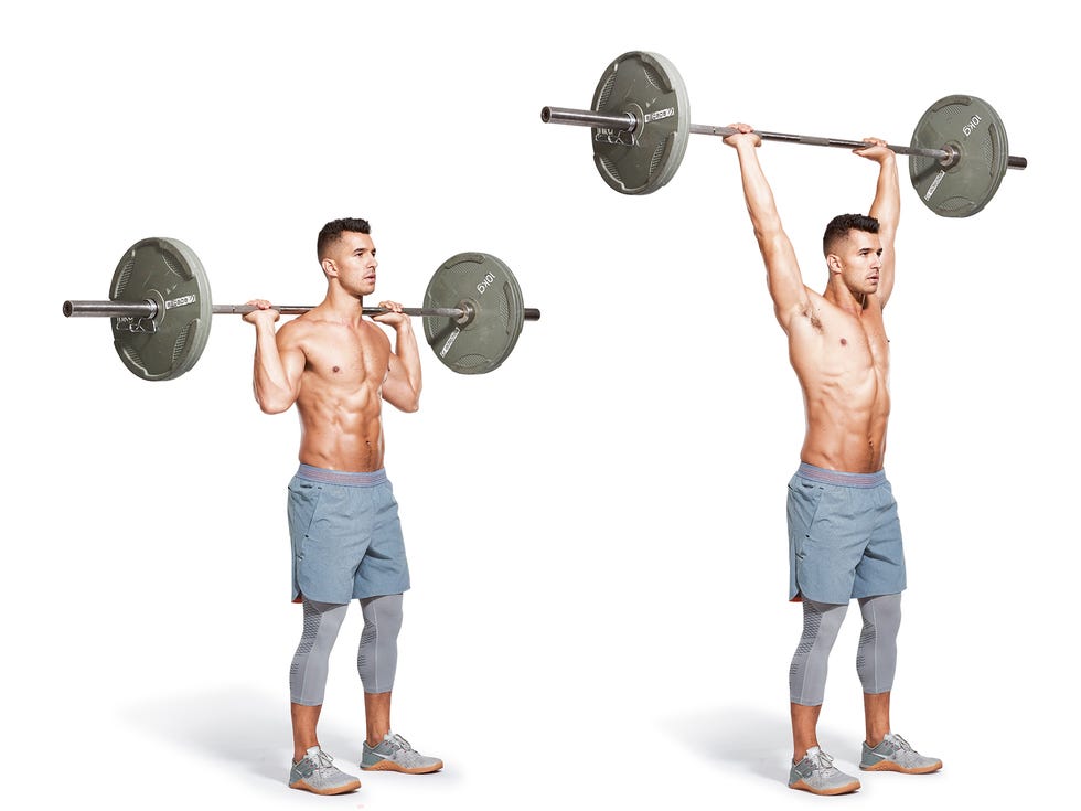 Barbell, Overhead press, Shoulder, Strength training, Exercise equipment, Physical fitness, Free weight bar, Weightlifting, Weight training, Weightlifter, barbell, overhead press, shoulder, strength training, exercise equipment, physical fitness, free weight bar, weightlifting, weight training, weightlifter,