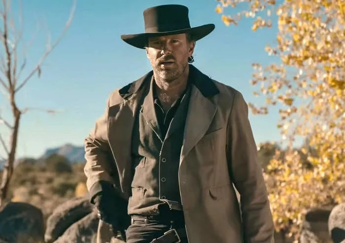 Armie in a movie scene