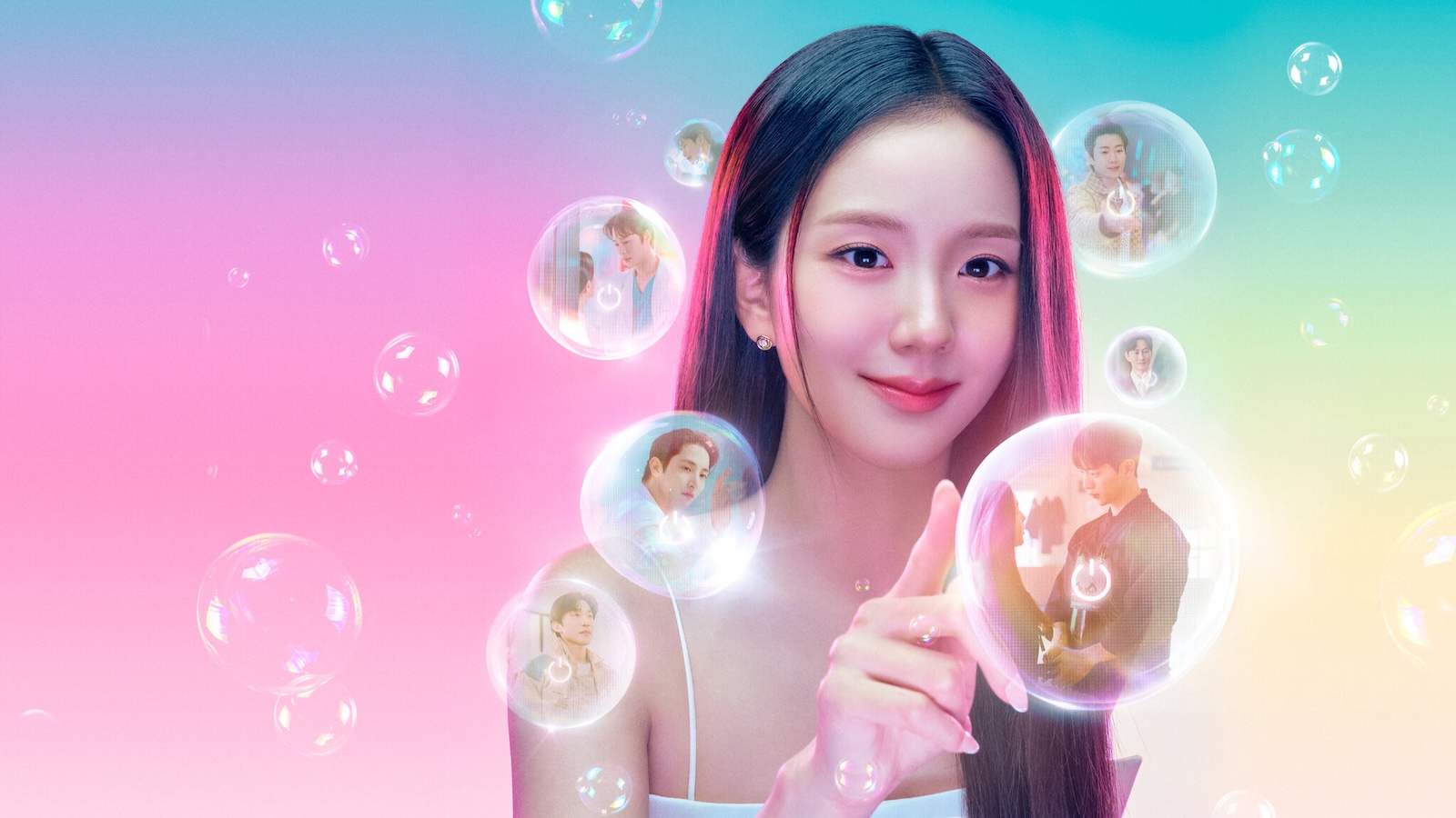 Seo Mi-rae (Jisoo) in the poster for Boyfriend on Demand