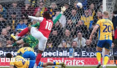 Mansfield Town 1-2 Arsenal: Eberechi Eze scores winner as Arsenal avoid scare at Mansfield Town