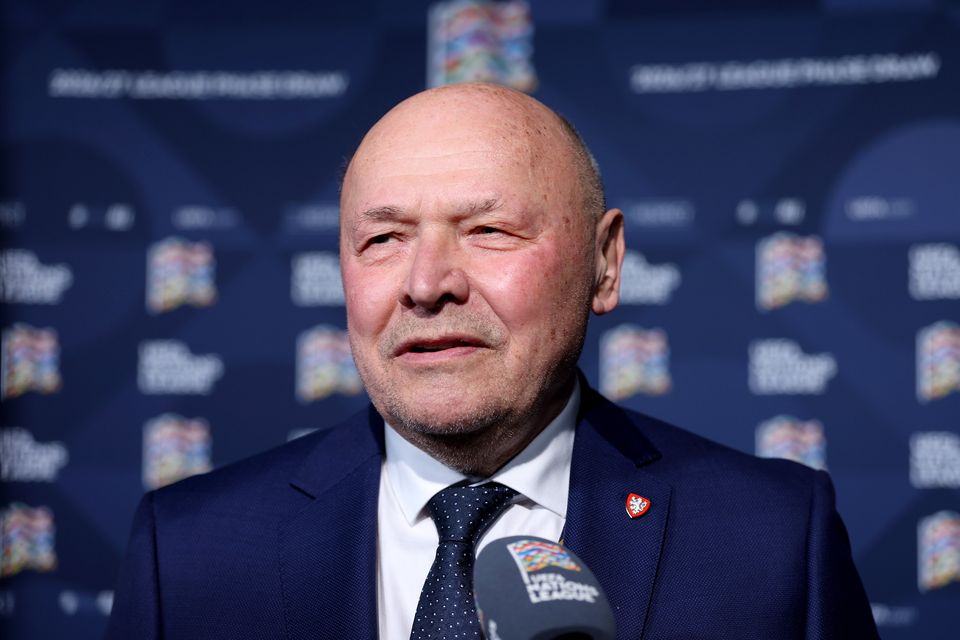 Czechia manager Miroslav Koubek.