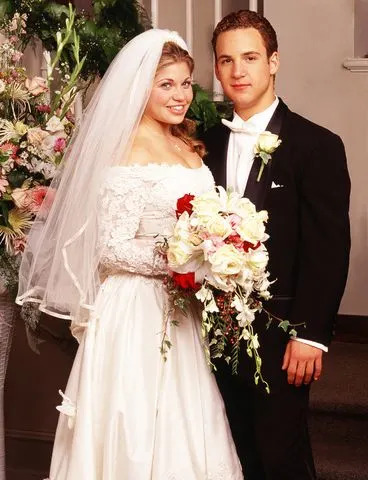 Danielle Fishel and Ben Savage as Topanga and Cory on their wedding dayCredit: ABC Photo Archives/Disney General Entertainment Content via Getty
