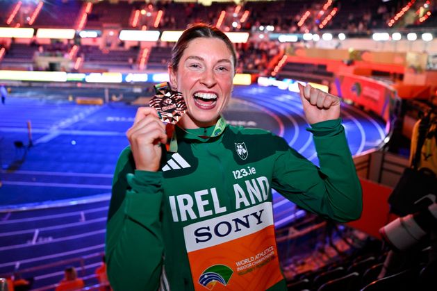 Kate O’Connor wins pentathlon bronze at World Indoor Championships in Poland