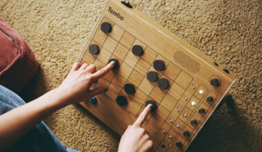 tembo mixes drum machine and sampler in one wooden device